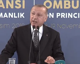 Son dakika: Başkan Erdoğandan Ombudsmanlık Konferansında önemli açıklamalar
