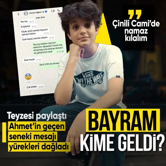 Mattia Ahmet Minguzzi’nin geçen seneki bayram mesajı yürekleri dağladı! Teyzesi paylaştı: Bayram kime geldi?