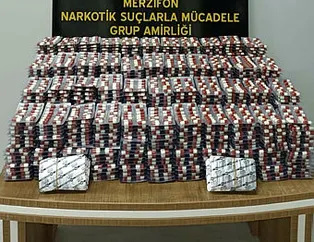 Amasya’da dev operasyon! 13 bin 944 adet sentetik ecza hapı ele geçirildi!