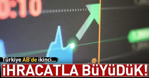 İhracatla büyüdük