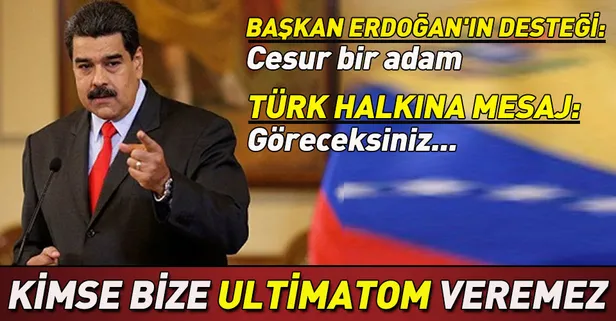 Son dakika... Venezuela Devlet Başkanı Nicolas Maduro çok çarpıcı açıklamalarda bulundu