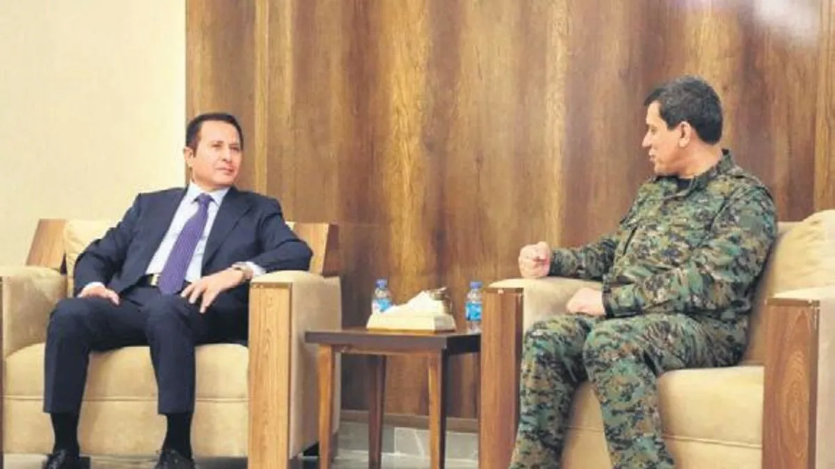 Suriye’de Barzani gölgesi! Başkan Barzani’nin temsilcisi Mazlum Abdi ile görüştü