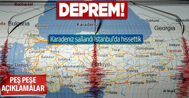 Son dakika: İstanbul’da deprem... Merkez üssü Zonguldak Ereğli! AFAD KANDİLLİ RASATHANESİ SON DEPREMLER