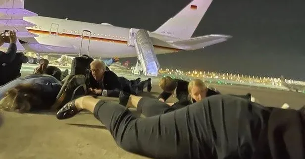 Almanya Başbakanı Olaf Scholz İsrail'den zor çıktı: O anlar kamerada