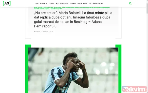 Beşiktaş-Adana Demirspor maçındaki bomba hareket dış basında: Balotelli'den 8 yıl sonra intikam! - 10