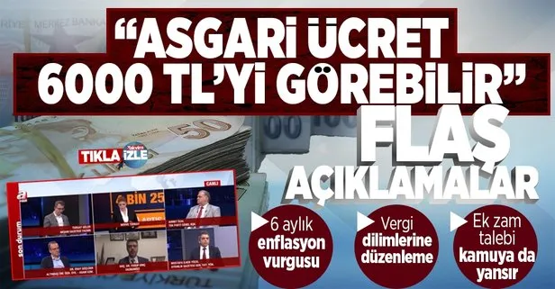 Asgari ücrette 6116 TL beklentisi