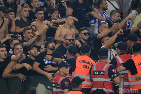 Beşiktaş Tirana maçında olay! Ceza tehlikesi var - 22