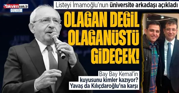 CHP’de Kemal Kılıçdaroğlu’na karşı cephe alanların listesini Ekrem İmamoğlu’nun arkadaşı Fatih Portakal açıkladı: Olağan kurultaya kadar bu iş gitmez diyorlar