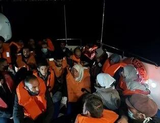 Türk kara sularına itilen 24 sığınmacı kurtarıldı!