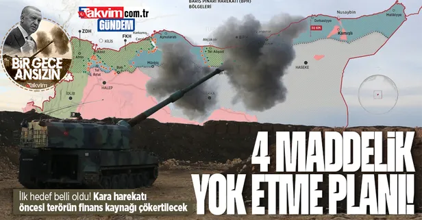 Terör örgütü PKK/YGP'ye operasyonun şifreleri! 4 maddede stratejik noktalar belirlendi: Kara harekatında ilk hedef Tel Rıfat