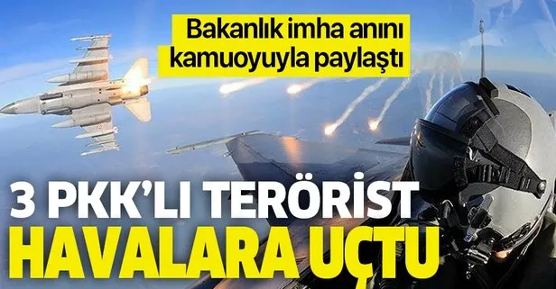 Son dakika: Milli Savunma Bakanlığı, 3 PKK’lı teröristin etkisizleştirildiğini bildirdi