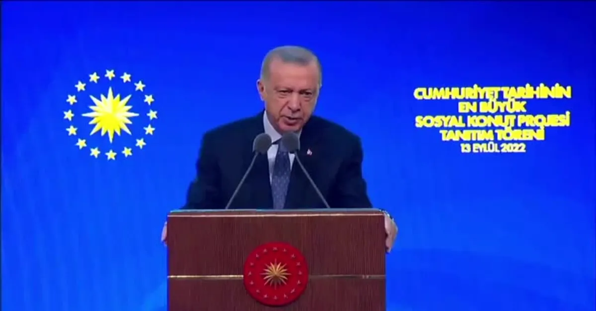 Başkan Erdoğan yüzyılın konut projesini açıkladı: 250 bin sosyal konut 250 bin sosyal konut arsası 10 bin iş yeri