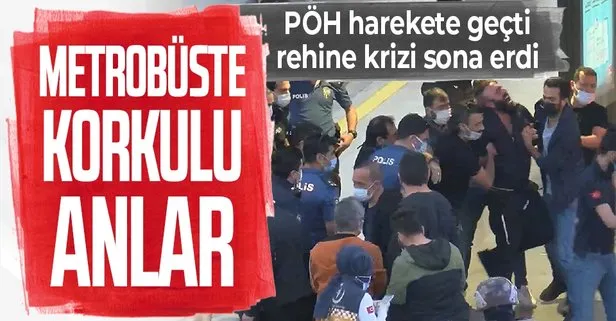 Son dakika! İstanbul’da metrobüsü rehin alan şahıs gözaltına alındı!