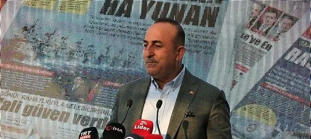 Bakan Çavuşoğlu: Bir ulusal güvenlik meselesi