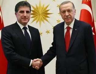 Başkan Erdoğan Barzani’yi kabul etti