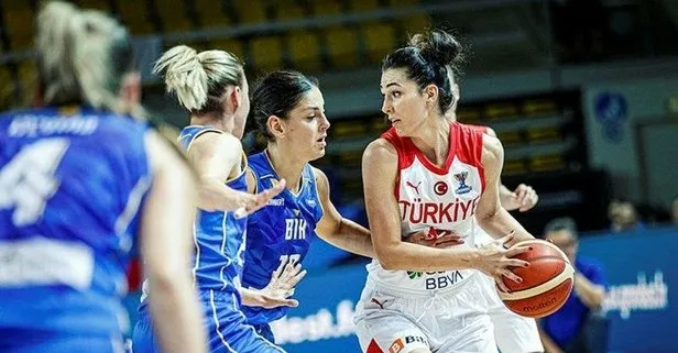 SON DAKİKA: A Milli Kadın Basketbol Takımı Bosna Hersek’e 64-54 yenildi