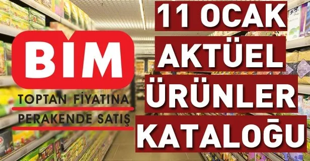 BİM 11 Ocak 2019! BİM’de Cuma indirimleri başladı! İşte kampanyalı aktüel ürünler kataloğu listesi