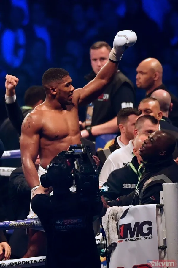 Anthony Joshua - Wladimir Klitschko maçı nefes kesti! - 38