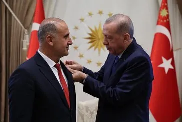 Aytekin Kaya’ya rozet Başkan Erdoğan’dan