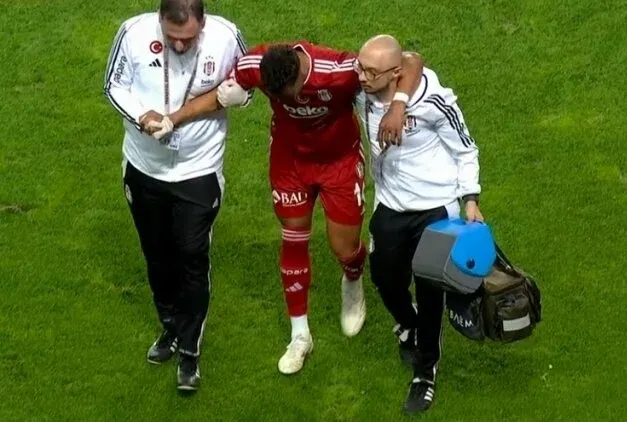 Beşiktaş’ta şok sakatlık!