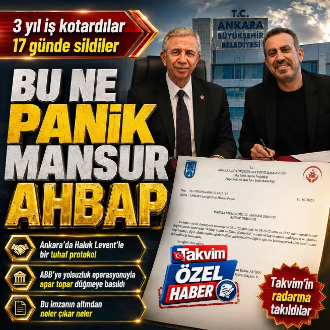 3 yıl iş kotardılar 17 günde sildiler… Mansur Yavaş-Haluk Levent Ahbaplığı ayyuka çıktı