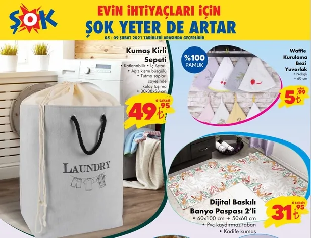 ŞOK aktüel ürünler kataloğu 5 Şubat 2021 yine dopdolu! ŞOK hafta sonu fırsatları dikkat çekiyor!-2