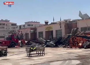 Gaziantep’te lise yangını!