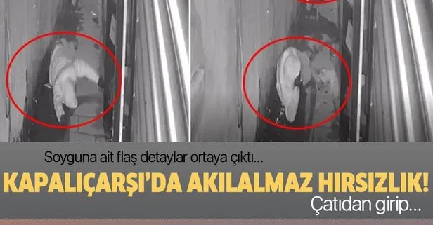 Kapalıçarşı’da akılalmaz hırsızlık! Komando yöntemi ile girip 6 saat kaldılar