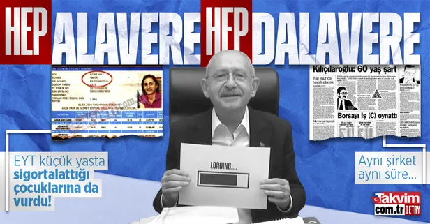 Kemal Kılıçdaroğlu'nun 'sigorta' üçkağıdı... Çocuklarına EYT vurdu! Hepsi aynı şirkette hepsi aynı sürede...