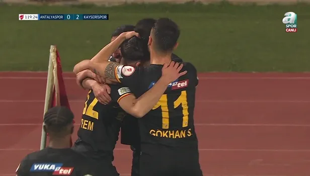 GOL I Antalyaspor 0 - 2 Kayserispor