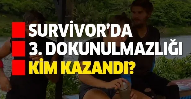 Survivor 3. dokunulmazlığı kim kazandı?