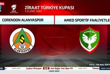 Alanyaspor 3-2 Amedspor | ÖZET