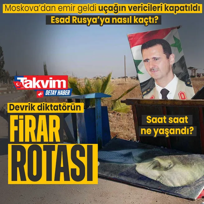 Beşar Esad’ın Suriye’deki son saatleri: Adım adım Rusya’ya kaçış! Türkiye ve İran detayı