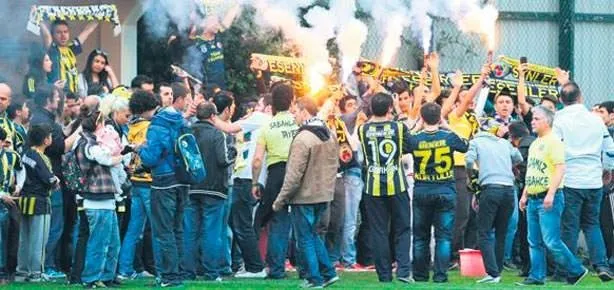 Samandıra yandı