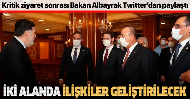 Son dakika: Hazine ve Maliye Bakanı Berat Albayrak'tan Libya paylaşımı