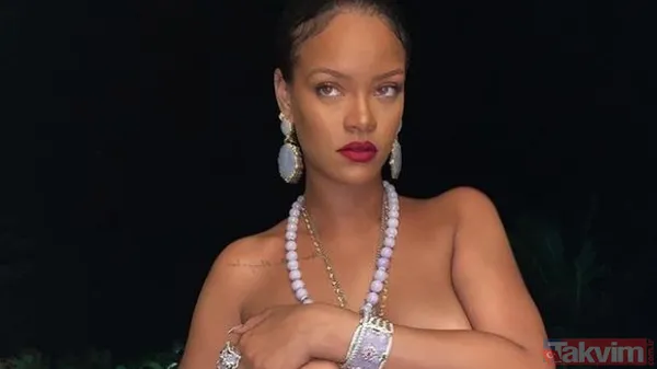 Rihanna hamile kaldığından beri giyinmiyor bu ne hal! Oscar'a tepeden tırnağa transparan! Açtıkça açıyor - 1