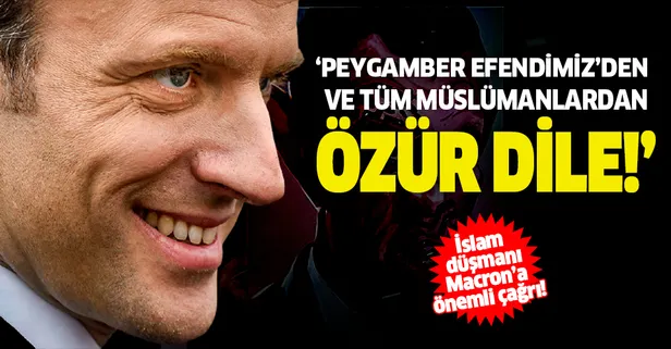 Karadaği’den Macron’a önemli çağrı: 'Hazreti Peygamber'den ve Müslümanlardan özür dile!'