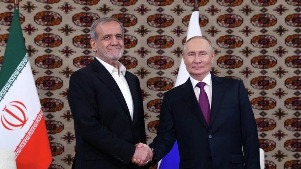 Rusya Devlet Başkanı Putin İran Cumhurbaşkanı Pezeşkiyan ile görüştü