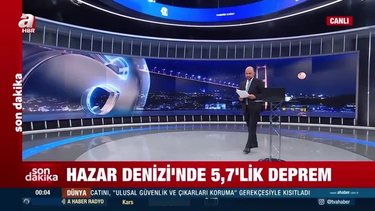 Azerbaycan'da gece vakti korkutan deprem!