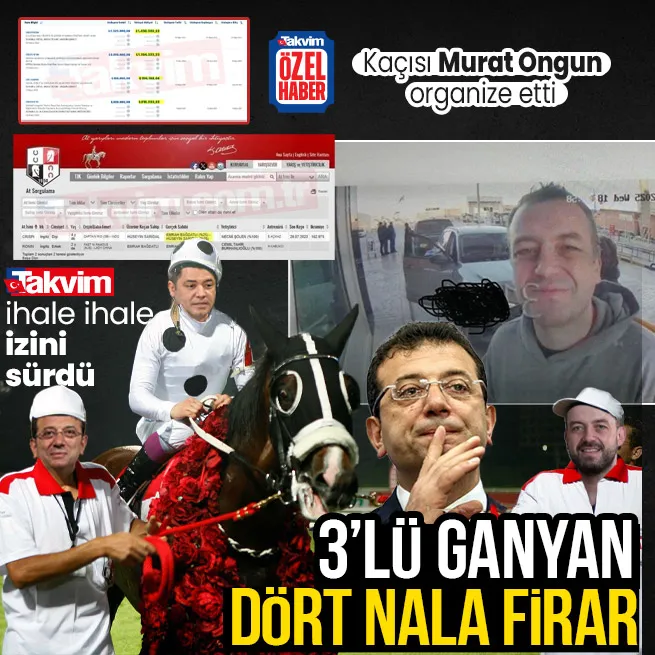 TAKVİM foyasını çıkardı! İBBdeki yolsuzluğun kilit ismi Emrah Bağdatlı firarda: Dört nala kaçısı at ortağı Murat Ongun organize etti