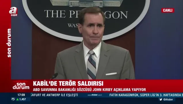 Son dakika: Pentagon Sözcüsü John Kirby'den önemli açıklamalar