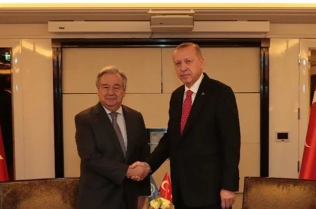 Başkan Erdoğan, BM Genel Sekreteri ile görüştü