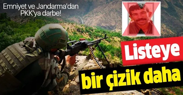 Son dakika: Emniyet ve Jandarma'dan ortak operasyon! Gri Liste’deki terörist etkisiz hale getirildi