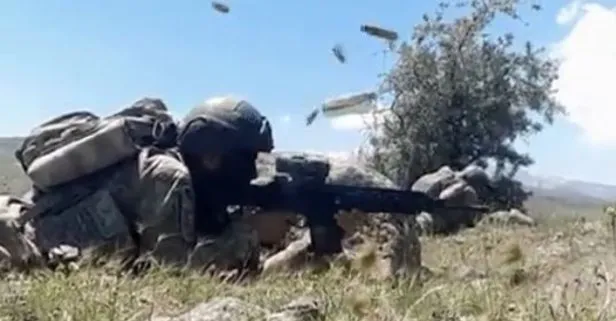 Komandolar saldırı hazırlığındaki PKK’lı teröristleri imha etti!