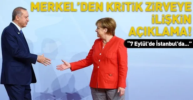 Son dakika... Merkel’den Erdoğan’ın da yer alacağı dörtlü zirve açıklaması!