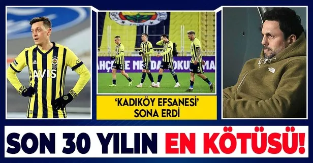 Son 30 yılın en kötüsü! Fenerbahçe evinde mağlup oldu, ‘Kadıköy efsane’si son buldu