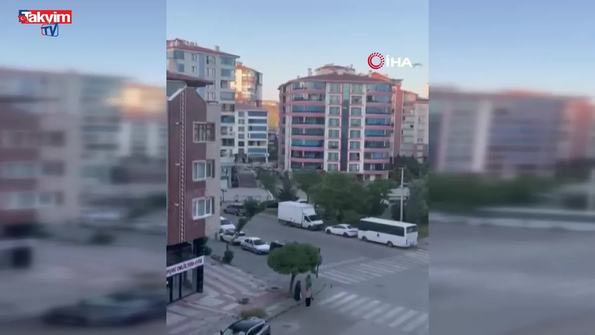 Ankara’da 11 katlı binada yangın paniği