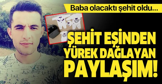 İdlib şehidinin eşinden yürek dağlayan paylaşım: “Babasının kızımıza hediyeleri”