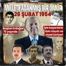 Vatana ve millete adanmış bir ömür! Türkiye’de büyük devrimlere imza atarak tarih yazan Başkan Erdoğan 70 yaşında