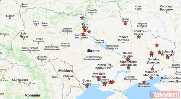 SON DAKİKA I Bombardıman başladı! İşte Rusya'nın Ukrayna'ya girdiği anlar... - 24